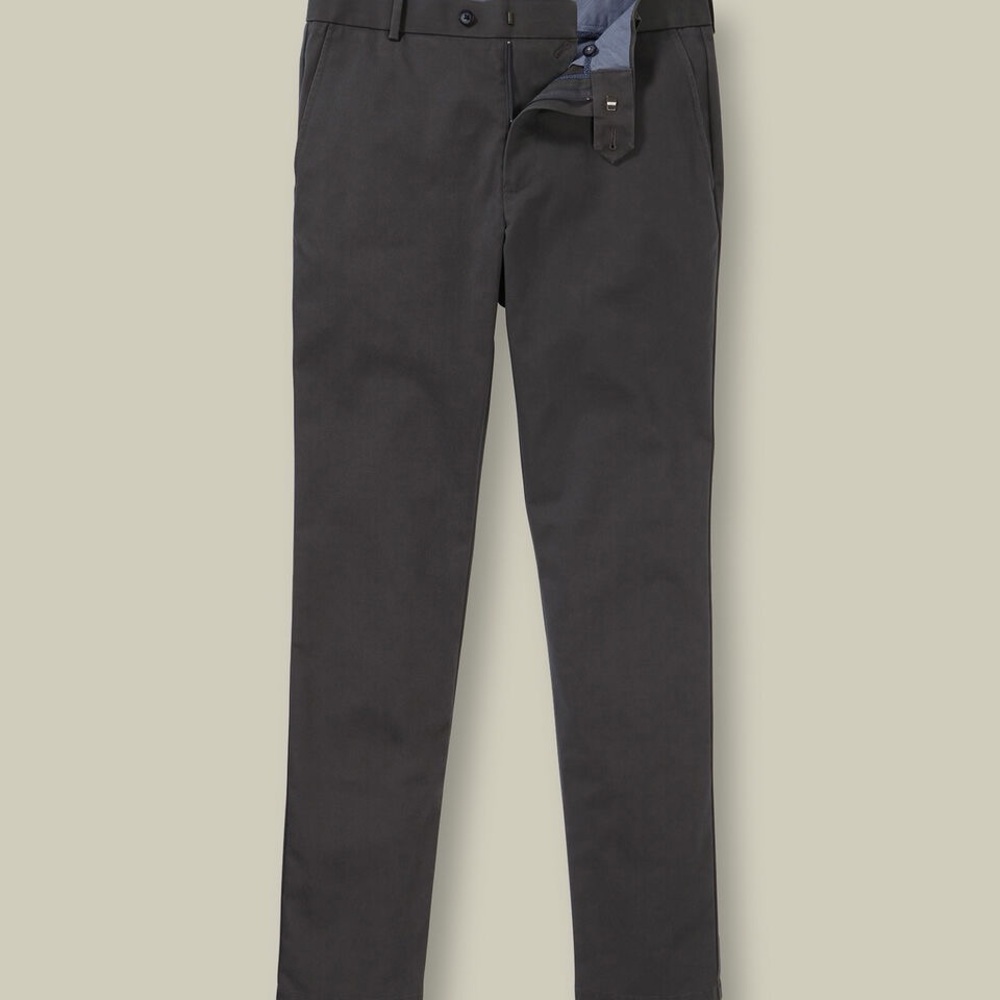 Men's Dark Grey Chino Pants